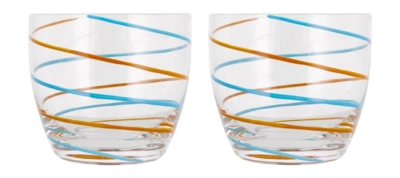 Verre à Eau Villa Collection Styles Blue Amber 20 cl (Lot de 2)