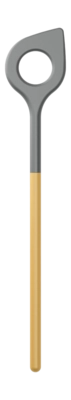 Schöpfkelle Rosti Optima With Hole Curry Nylon 31 cm