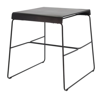 Bijzettafel Zone Denmark A-Café Table Outdoor Black 75 cm