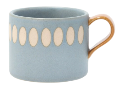 Mug Villa Collection Styles Blue Amber 0.2 L (Set of 2)