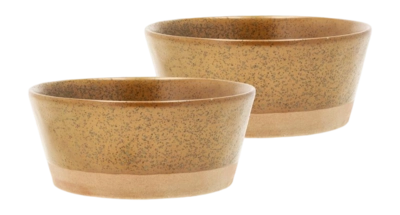 Kom Villa Collection Evig Amber 10 x 4,3 cm (Set van 2)