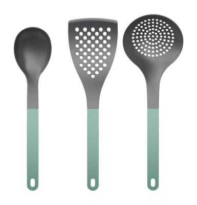 Kit de Cuisine Rosti 2 Optima Nordic Green Nylon (Lot de 3)