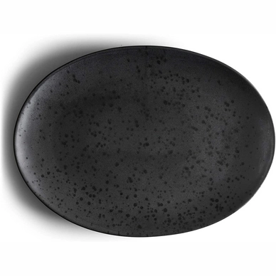 Assiette Bitz Oval Black 45x34 cm