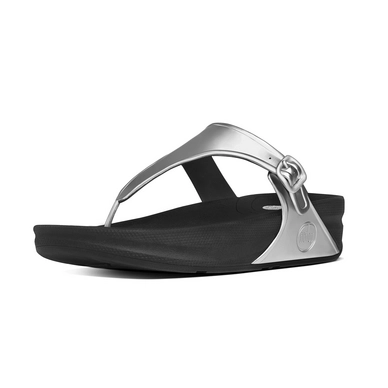 FitFlop Superjelly Silver Mirror