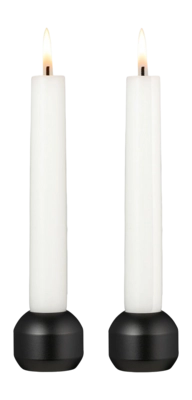 Kaarshouder Lind DNA Silhouette 34 Black Steel (Set van 2)