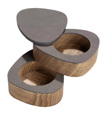 Ensemble de Sel et de Poivre Lind DNA Curve Salt & Pepper Nupo Caviar (Ensemble de 2)