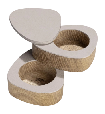 Ensemble Sel et Poivre Lind DNA Curve Salt & Pepper Nupo Clay Brown (Ensemble de 2)