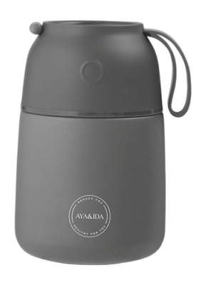 Lunchbox AYA&IDA Foodie Dark Grey 500 ml 24