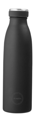 Thermosflasche AYA&IDA Drinking Bottle Matt Black 500 ml