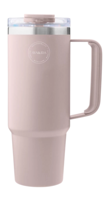 Thermobecher AYA&IDA Thermocup with Straw Soft Rose 885 ml