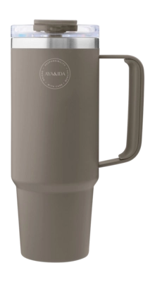 Thermobecher AYA&IDA Thermobecher with Straw Driftwood 885 ml