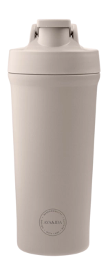 Water Bottle AYA&IDA Shaker Bottle Cream Beige 750 ml