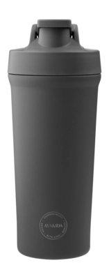 Water Bottle AYA&IDA Shaker Bottle Dark Grey 750 ml