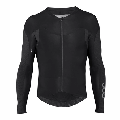 Fietsshirt POC Men Raceday Aero LS Uranium Black Hydrogen White