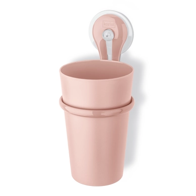 Tandenborstelhouder Koziol Loop Powder Pink