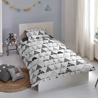 Dekbedovertrek Good Morning Kids Cute Native Multi Katoen