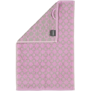 Gastendoek Cawö Diamant Lichtroze (set van 6)