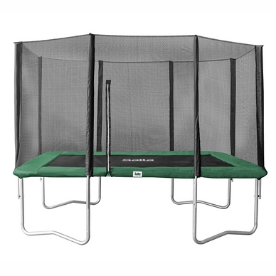 Trampoline Salta Combo Rectangular Groen 305 x 214 cm + Safety Net