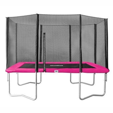 Trampoline Salta Combo Rectangular Roze 305 x 214 cm + Safety Net