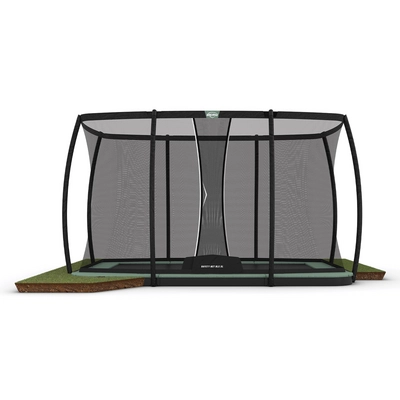 Trampoline BERG Ultim Champion ECO FlatGround 410 + Safety Net DLX XL