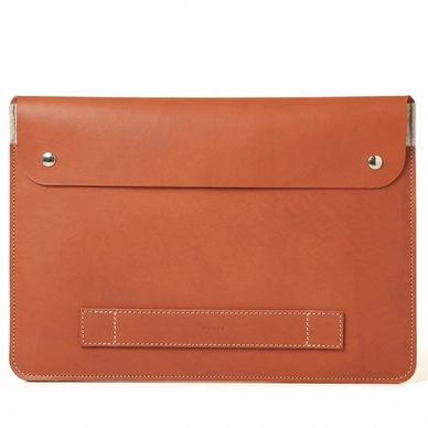 Laptophoes Castelijn & Beerens Renee Willem Macbook Sleeve 15" Lichtbruin