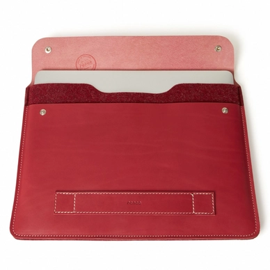 Laptophoes Castelijn & Beerens Renee Willem Macbook Sleeve 15" Rood