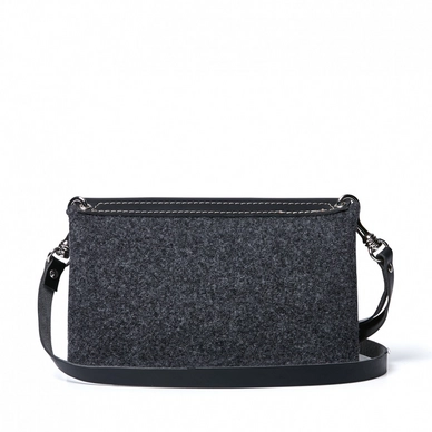 Clutch Castelijn & Beerens Renee Lily Vilt Zwart