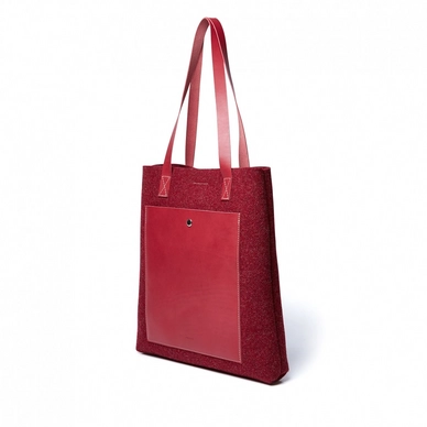 Draagtas Castelijn & Beerens Renee Babette Shopper Vilt Rood