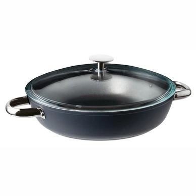 Sauteerpan Sambonet Midnight Blue Silver 28 cm