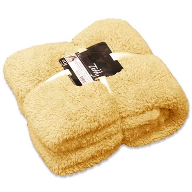 Plaid Unique Living Teddy Honey
