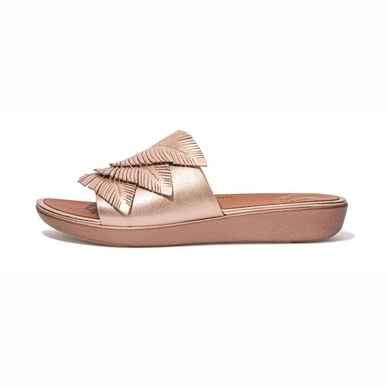 FitFlop Women Sola Feather Slides Rose Gold