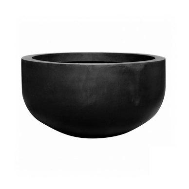 Bloempot Pottery Pots Natural City Bowl L Black 128 x 68 cm