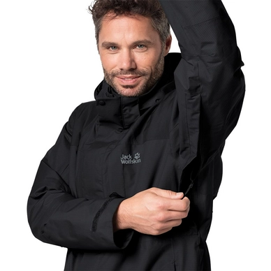 Jas Jack Wolfskin Men Echo Peak Flex Black