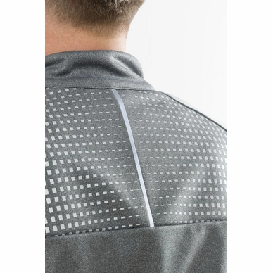 Fietsjack Craft Men Rime Dark Grey Melange Silver