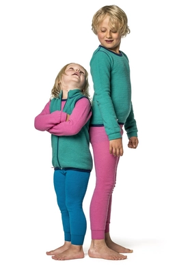 Bodywarmer Woolpower Kids Vest 400 Light Green