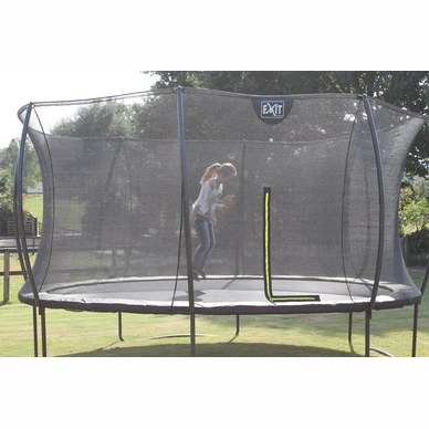 Trampoline EXIT Toys Silhouette 366 Lime Safetynet