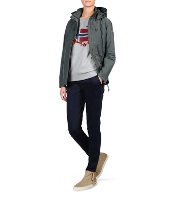 Winterjas Napapijri Adamus Grey Green Women