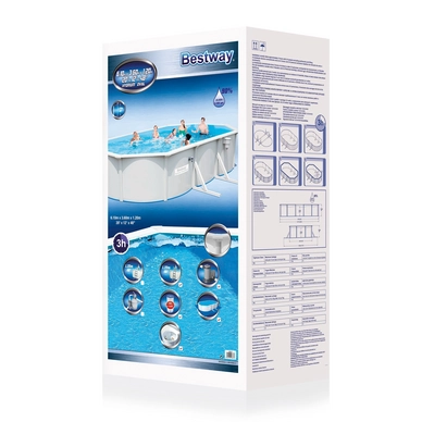 Zwembad Bestway Jersey Set Ovaal 610