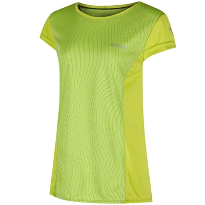 T-Shirt Regatta Women Hyper-Reflect Lime Zest
