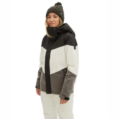 Complex heel Voorschrift Ski Jas O'Neill Women Coral Jacket Grey With Black | Outdoorsupply