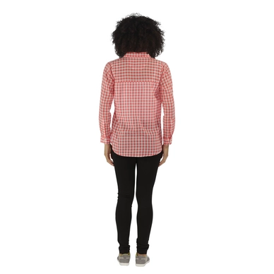 Blouse Regatta Womens Mondara Deep Coral Gingham