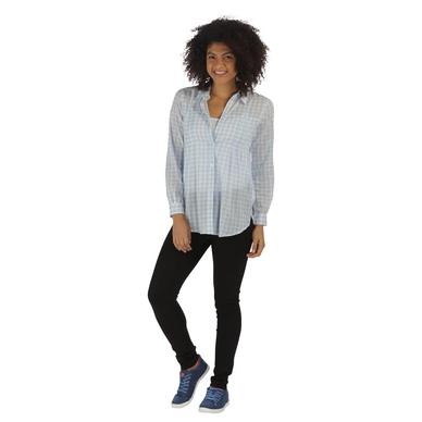 Blouse Regatta Womens Mondara Powder Blue Gingham
