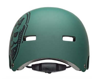 6---bell-local-bmx-skate-helmet-skull-matte-green-black-back