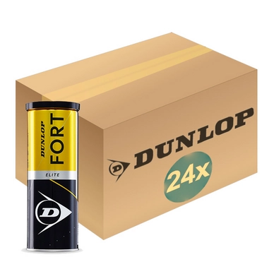 Balles de tennis Dunlop Fort Elite 3 Balles (Boîte de 24x3)