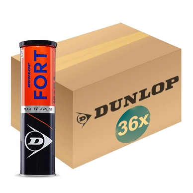 Balles de tennis Dunlop Fort Max TP 4-Tin (Boîte de 36x4) 2020