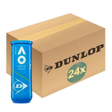 Balles de Tennis Dunlop Australian Open 3 Balles (Boîte de 24x3) 2020