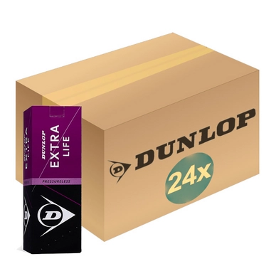 Tennisball Dunlop Extra Life 3-Box (Dose 24x3) 2020