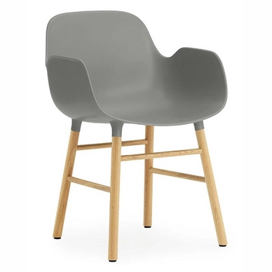 Stuhl Normann Copenhagen Form Armchair Oak Grey