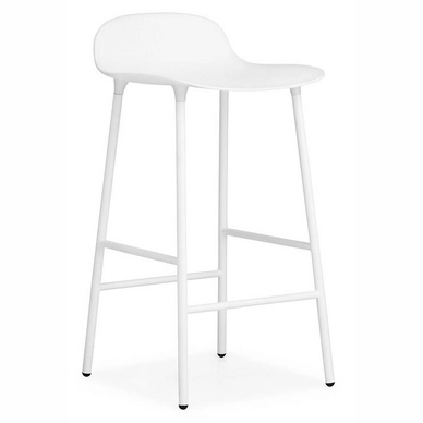 Barstoel Normann Copenhagen Form Steel 65 cm White