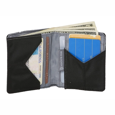 Portemonnee Eagle Creek RFID Bi-Fold Wallet Vertical  Black